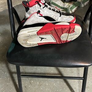 Jordan Kids Sneakers Red Black White